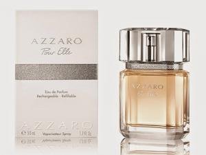 Frasco e caixa do perfume Azzaro Pour Elle