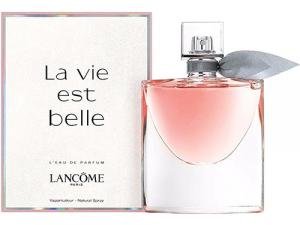 Frasco e caixa do perfume Lacôme La Vie Est Belle